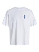 JACK & JONES Bluser & t-shirts  blå / hvid