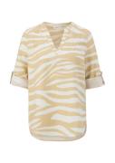 s.Oliver Bluse  beige / hvid