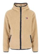 Tommy Jeans Fleecejakke  camel / marin