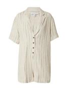 TOPSHOP Jumpsuit  beige / sort