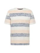 JACK & JONES Bluser & t-shirts 'Coast'  dueblå / abrikos / hvid