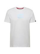 ALPHA INDUSTRIES Bluser & t-shirts  lyseblå / hvid