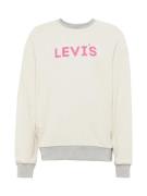 LEVI'S ® Sweatshirt 'Relaxd Graphic Crew'  creme / grå-meleret / lys p...