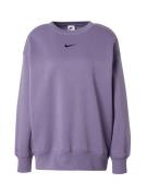 Nike Sportswear Sweatshirt 'PHOENIX FLEECE'  violetblå / sort