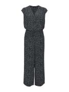 OPUS Jumpsuit 'Moneli City'  marin / hvid