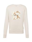 JACK & JONES Sweatshirt 'JORSEQUOIA'  beige / brun / sort