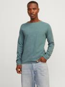 JACK & JONES Pullover 'JJEHill'  cyanblå