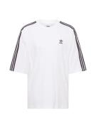 ADIDAS ORIGINALS Bluser & t-shirts 'Adicolor'  sort / hvid