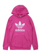 ADIDAS ORIGINALS Sweatshirt 'Trefoil'  pink / hvid