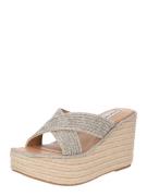 STEVE MADDEN Hjemmesko 'JELISA-R'  beige / sølv