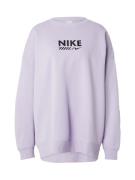 Nike Sportswear Sweatshirt  lilla / sort