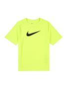 NIKE Funktionsskjorte  neongul / sort