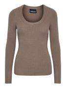 PIECES Pullover  brun