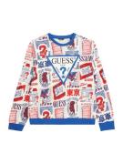 GUESS Sweatshirt  blå / rød / sort / hvid