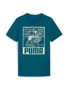 PUMA Shirts 'ESS+'  ecru / petroleum