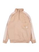 ADIDAS ORIGINALS Sweatshirt 'Trefoil'  beige / hvid