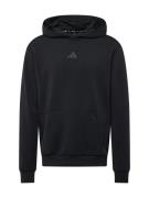 ADIDAS PERFORMANCE Sportsweatshirt 'Designed For Training'  grå / sort