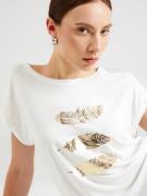 ABOUT YOU Shirts 'Antoinetta'  creme / guld / hvid