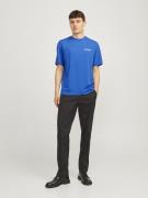 JACK & JONES Bluser & t-shirts  blå / hvid