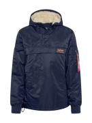 ALPHA INDUSTRIES Overgangsjakke 'HPO Anorak'  navy / koral