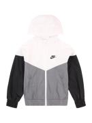 Nike Sportswear Overgangsjakke  grå / sort / hvid