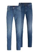 JACK & JONES Jeans 'GLENN ORIGINAL SQ 013/SQ 044'  blue denim / lysebl...