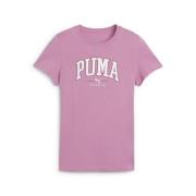 PUMA Shirts 'Squad'  orkidee / sort / hvid