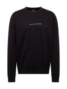 SCOTCH & SODA Sweatshirt  sort / hvid