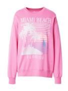 HOLLISTER Sweatshirt  pastelblå / abrikos / pink / hvid