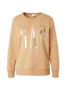 GAP Sweatshirt  lysebrun / guld