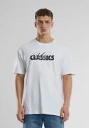 Urban Classics Bluser & t-shirts 'Cursive Bold'  sort / hvid