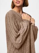 PIECES Cardigan 'PCMAGGY'  taupe