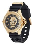 Philipp Plein Analogt ur  guld / sort / transparent