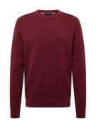 TOMMY HILFIGER Pullover 'Essential'  carminrød