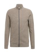 SELECTED HOMME Cardigan 'SLHRoss'  mudderfarvet