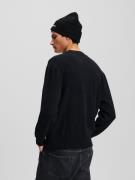 KARL LAGERFELD JEANS Sweatshirt  sort / hvid