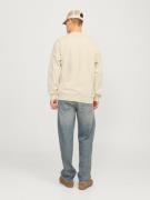 JACK & JONES Sweatshirt 'JPRCCCHAD'  beige / sort