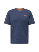 JACK & JONES Bluser & t-shirts 'JJERIK'  blå-meleret / orange