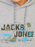 JACK & JONES Sweatshirt  azur / grå / oliven / sort