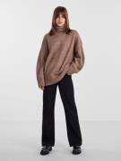 PIECES Pullover 'Nancy'  brun-meleret