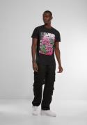 Mister Tee Bluser & t-shirts 'Lotus Flower'  græsgrøn / lys pink / sor...