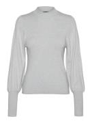 VERO MODA Pullover 'Holly Karis'  lysegrå