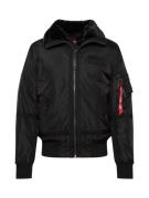 ALPHA INDUSTRIES Overgangsjakke  rød / sort / hvid