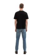 TOM TAILOR Bluser & t-shirts  sort / hvid