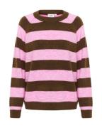 SAINT TROPEZ Pullover 'Garbie'  brun / lys pink