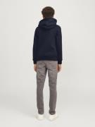 Jack & Jones Junior Sweatshirt 'JORFrederiksberg'  navy / blodrød / hv...