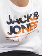 Jack & Jones Junior Shirts 'JJLuke'  navy / grå / orange / hvid