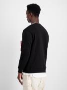 ALPHA INDUSTRIES Sweatshirt  gul / blodrød / sort