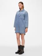 PIECES Blusekjole 'PCRENE'  blue denim