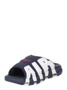 Nike Sportswear Pantoletter 'AIR MORE UPTEMPO'  navy / hvid